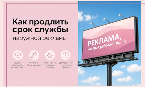 Как продлить срок службы наружной рекламы в Королёве